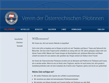 Tablet Screenshot of pilotinnen.at